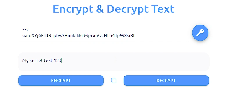 write some text to encrypt
