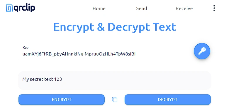 sucefful decrypted message