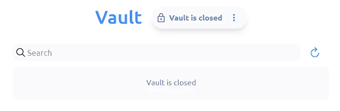 qrclip vault closed
